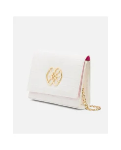 Bandoleras*Cuplé Bandolera Mini Logo Cuple Napa Coco Blanco