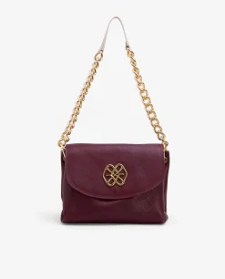 Shoppers Y Bolsos Hombro*Cuplé Bolso Bicolor Napa Bugui Burdeos