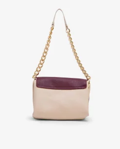 Shoppers Y Bolsos Hombro*Cuplé Bolso Bicolor Napa Bugui Burdeos