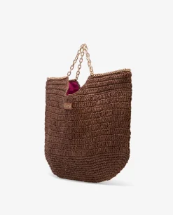 Capazos*Cuplé Bolso Capazo Rafia Marron