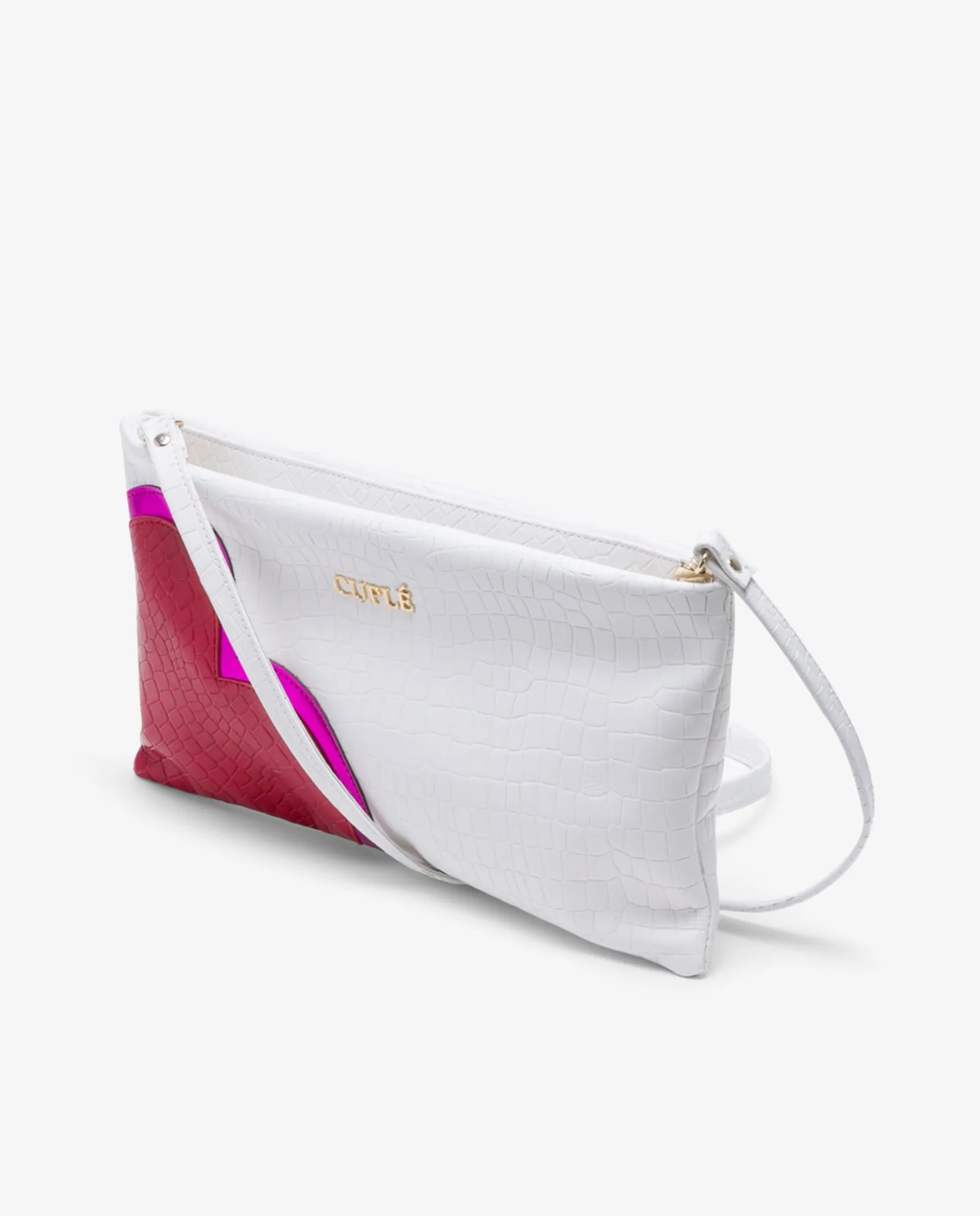 Bolsos Mano*Cuplé Bolso Corazon Napa Coco Blanco