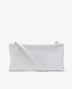 Bolsos Mano*Cuplé Bolso Corazon Napa Coco Blanco