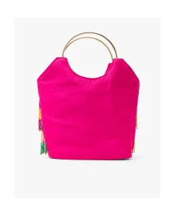 Shoppers Y Bolsos Hombro*Cuplé Bolso Flecos Cuentas Multicolor