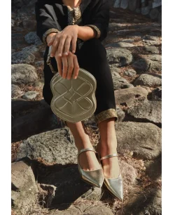 Bolsos Mano*Cuplé Bolso Logo Tecnopiel Oro