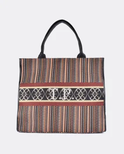 Shoppers Y Bolsos Hombro*Cuplé Bolso Personalizado Tejido