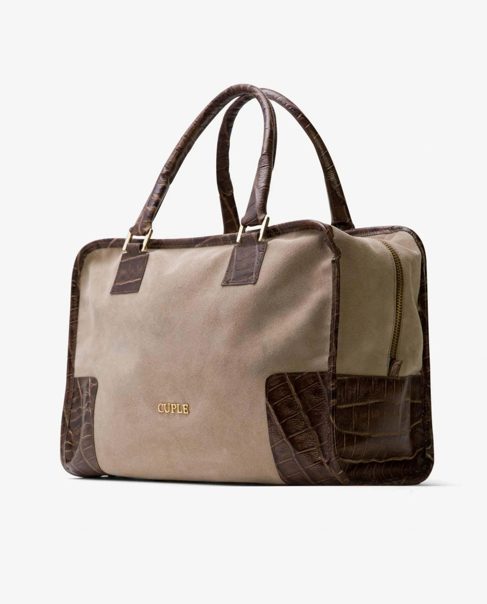 Shoppers Y Bolsos Hombro*Cuplé Bolso Rectangular Serraje Gris