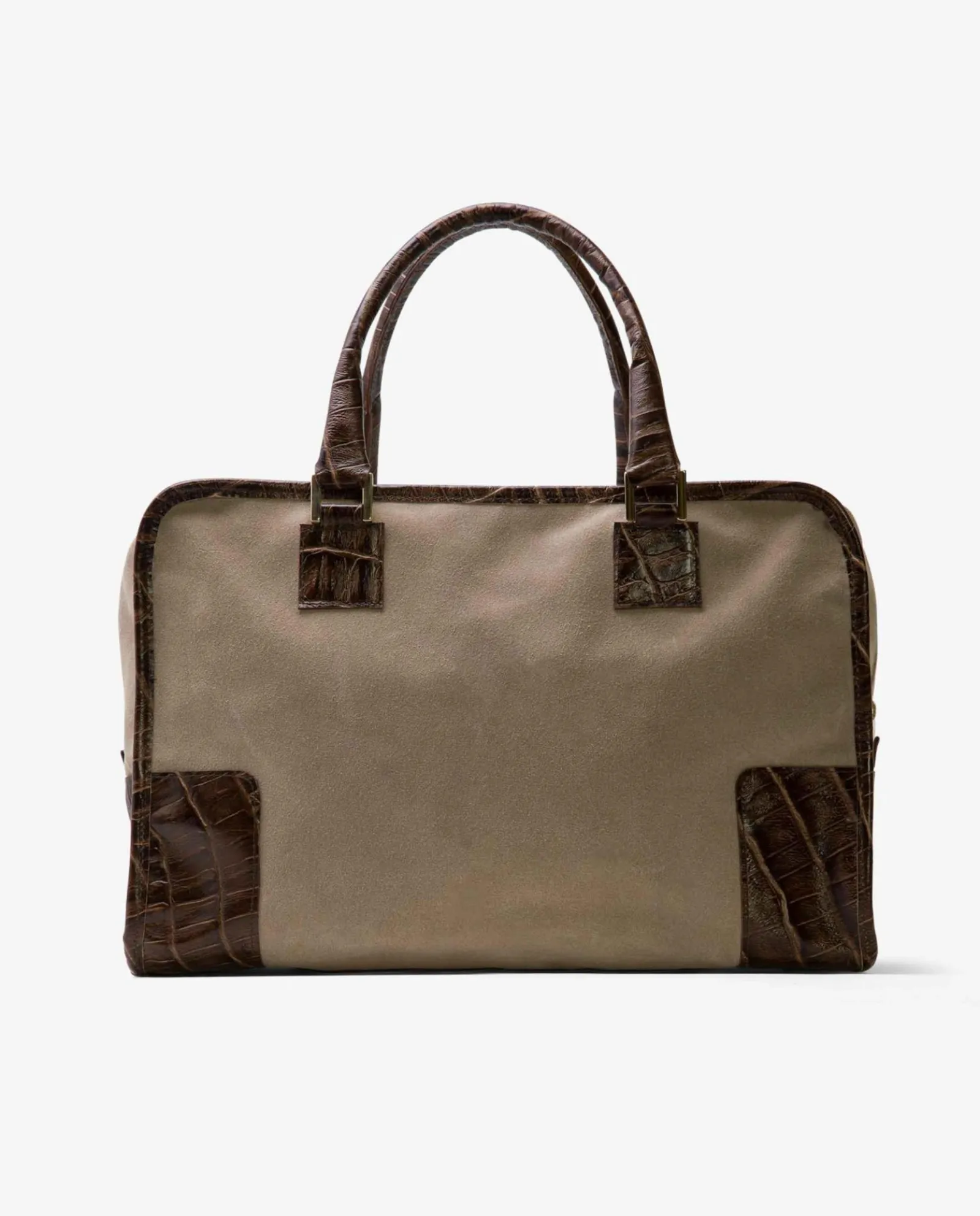 Shoppers Y Bolsos Hombro*Cuplé Bolso Rectangular Serraje Gris