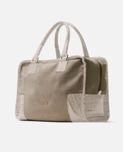 Shoppers Y Bolsos Hombro*Cuplé Bolso Rectangular Serraje Beig