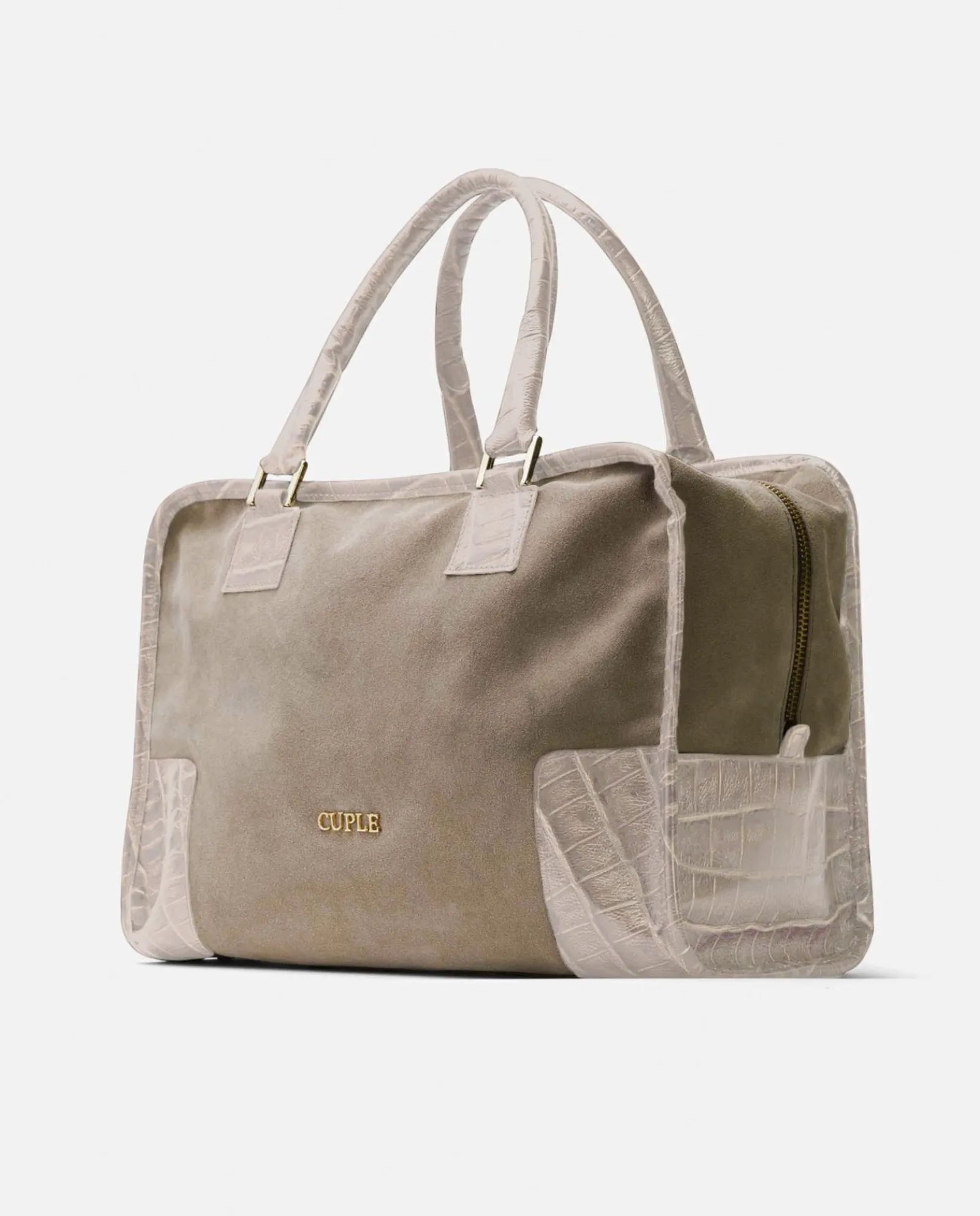 Shoppers Y Bolsos Hombro*Cuplé Bolso Rectangular Serraje Beig