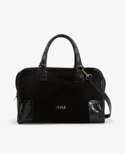 Shoppers Y Bolsos Hombro*Cuplé Bolso Rectangular Serraje Negro