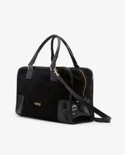 Shoppers Y Bolsos Hombro*Cuplé Bolso Rectangular Serraje Negro