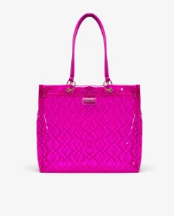 Shoppers Y Bolsos Hombro*Cuplé Bolso Tote Vinilo Fucsia