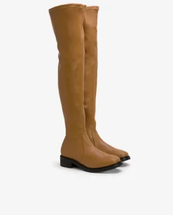 Botas Y Botines*Cuplé Bota Alta Tecnopiel Cuero