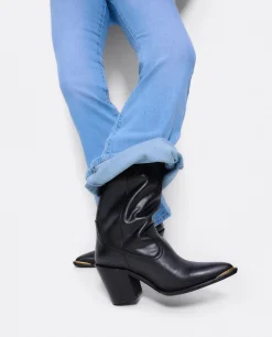 Botas Y Botines*Cuplé Bota Cow Is Napa Negro