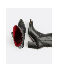 Botas Y Botines*Cuplé Bota Cow Is Napa Negro
