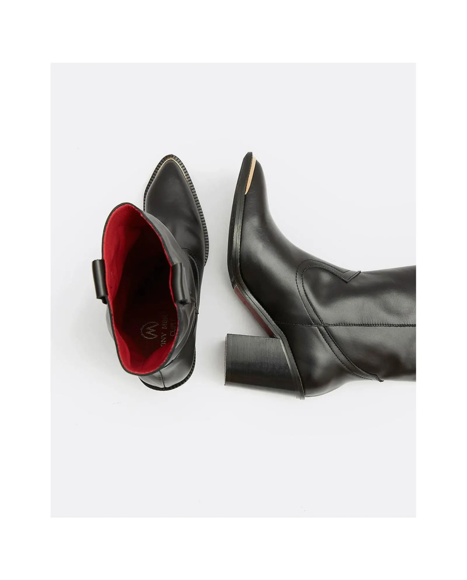 Botas Y Botines*Cuplé Bota Cow Is Napa Negro