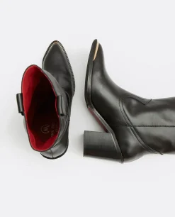 Botas Y Botines*Cuplé Bota Cow Is Napa Negro