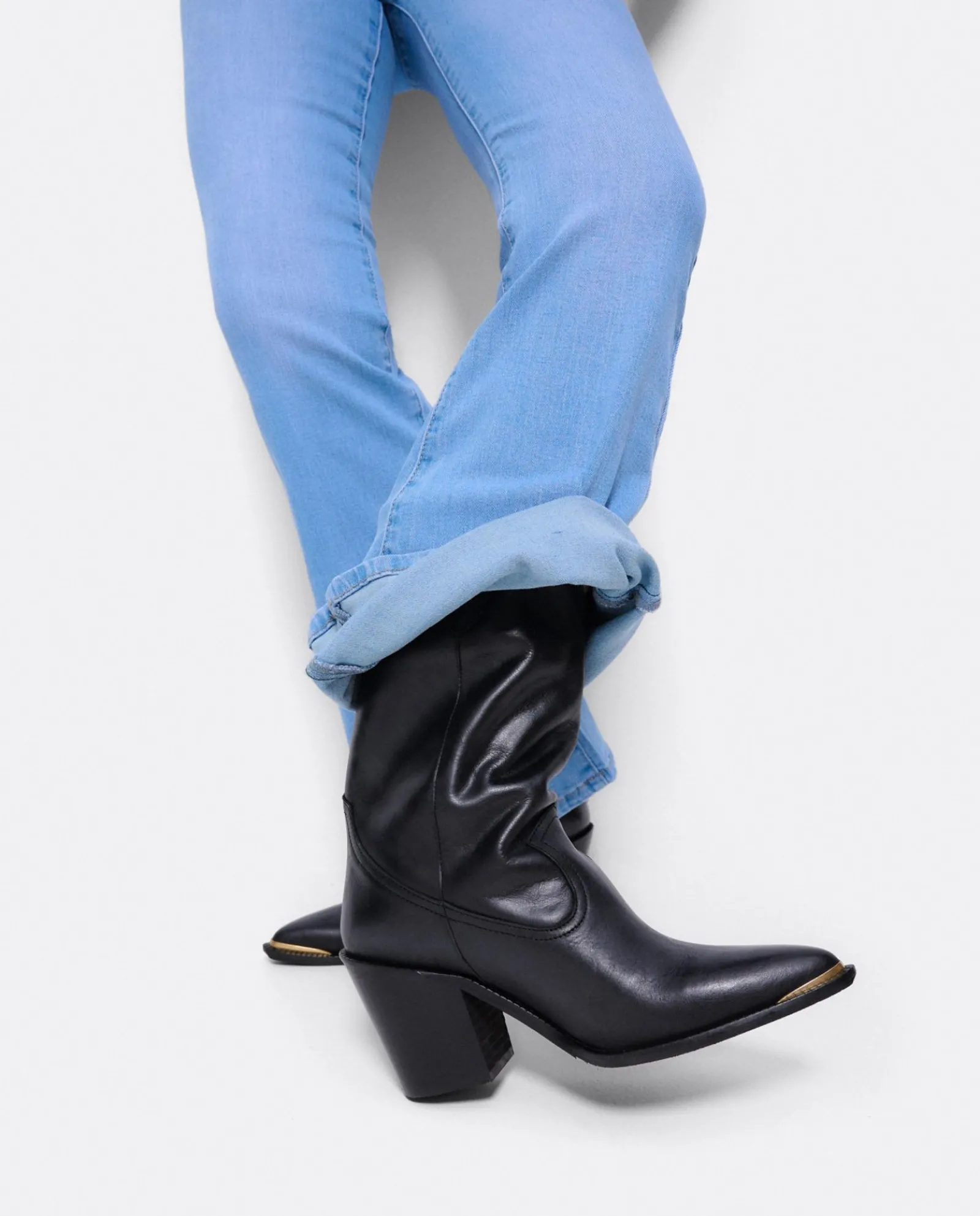 Botas Y Botines*Cuplé Bota Cow Is Napa Negro