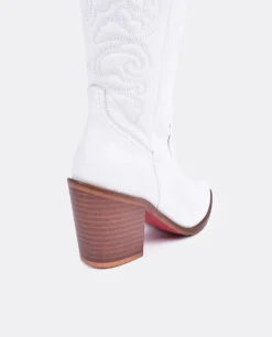 Botas Y Botines*Cuplé Bota Cow Napa Blanco