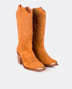 Botas Y Botines*Cuplé Bota Cow Serraje Cuero