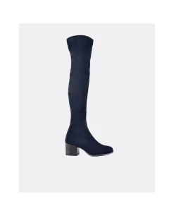 Botas Y Botines*Cuplé Bota Mosquetera Strech Ultrasuede Strech Marino