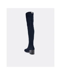 Botas Y Botines*Cuplé Bota Mosquetera Strech Ultrasuede Strech Marino