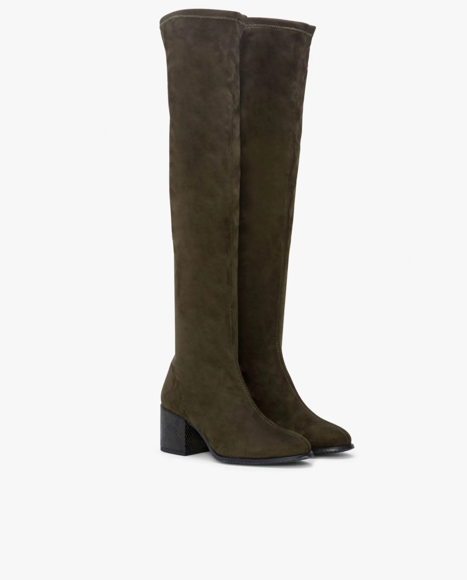 Botas Y Botines*Cuplé Bota Mosquetera Suede Strech Comando