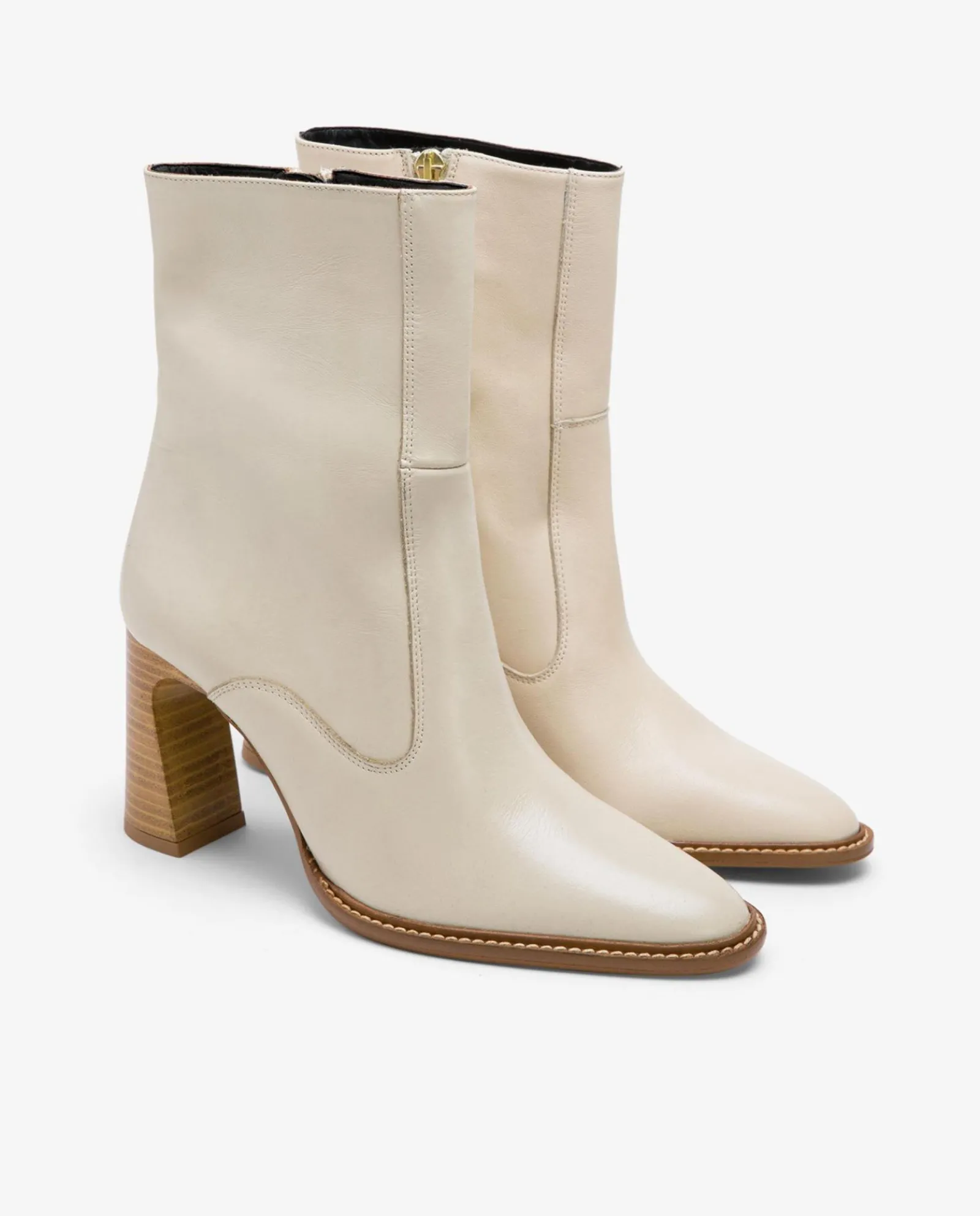 Botas Y Botines*Cuplé Botin 3 Piezas Napa Beig