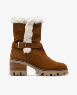 Botas Y Botines*Cuplé Botin Hebilla Serraje Cuero