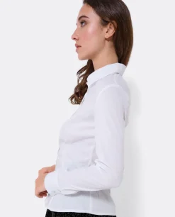 Camisas Y Tops*Cuplé Camisa Entallada Popelin Blanco