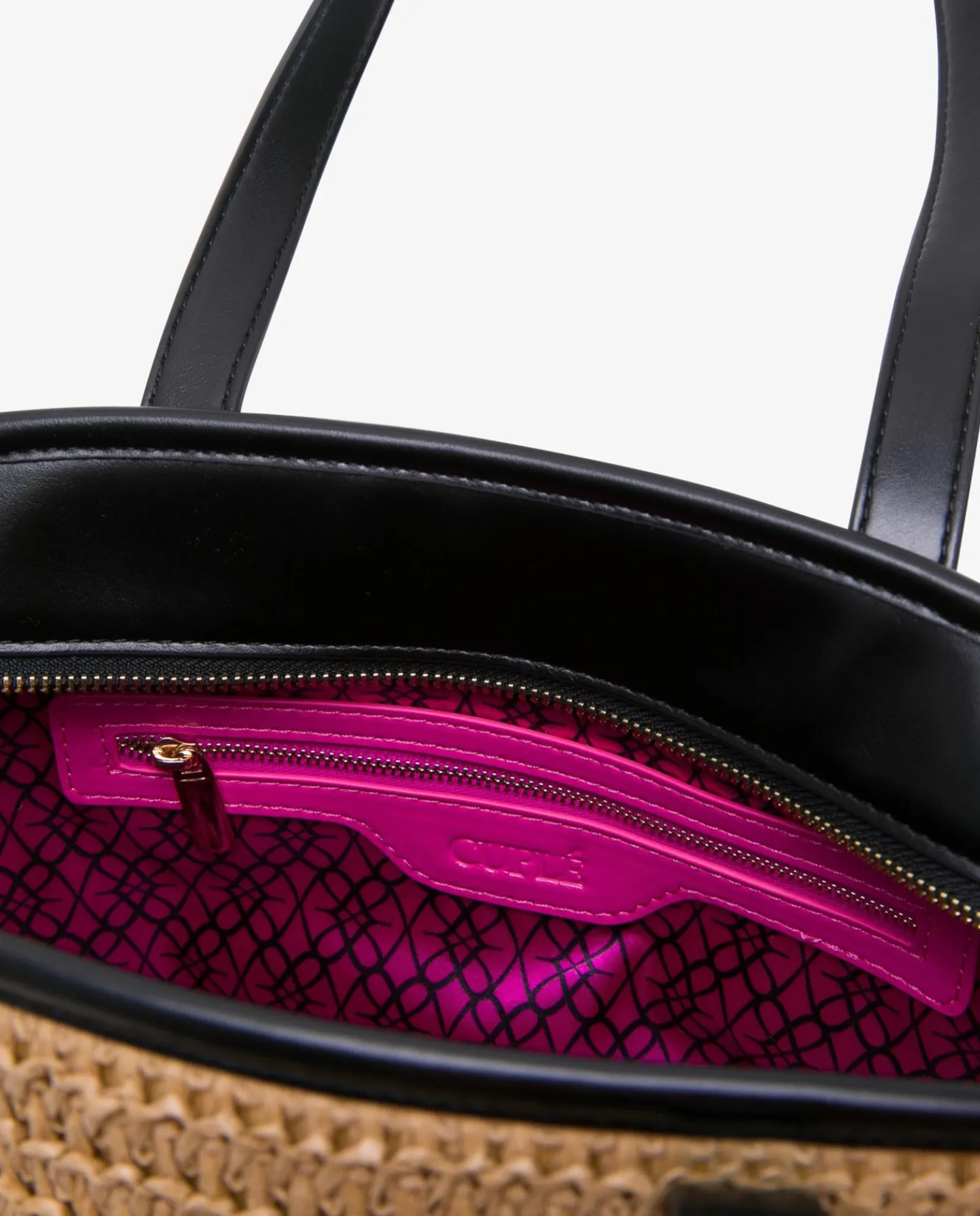 Shoppers Y Bolsos Hombro*Cuplé Capazo Rafia Beig