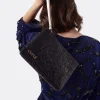 Bolsos Mano*Cuplé Cartera Glitter Negro