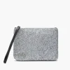 Bolsos Mano*Cuplé Cartera Glitter Plata