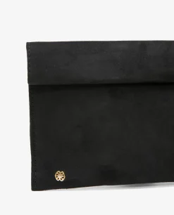 Bolsos Mano*Cuplé Cartera Iman Ultrasuede Negro