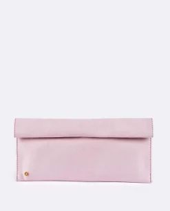 Bolsos Mano*Cuplé Cartera Iman Ultrasuede Rosa Palo