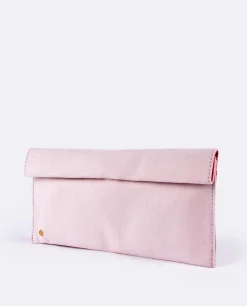 Bolsos Mano*Cuplé Cartera Iman Ultrasuede Rosa Palo