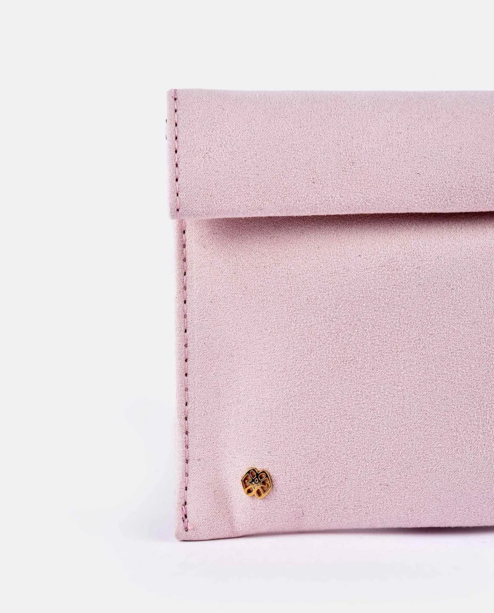 Bolsos Mano*Cuplé Cartera Iman Ultrasuede Rosa Palo