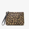 Bolsos Mano*Cuplé Cartera Ultrasuede Animal Print