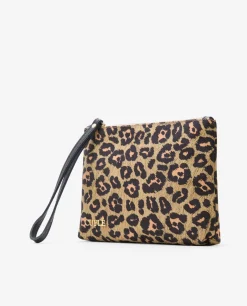 Bolsos Mano*Cuplé Cartera Ultrasuede Animal Print