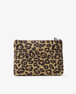 Bolsos Mano*Cuplé Cartera Ultrasuede Animal Print