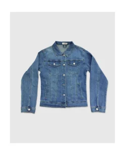 Chaquetas Y Abrigos*Cuplé Chaqueta Flores Denim Azul