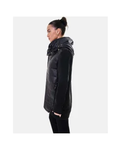 Chaquetas Y Abrigos*Cuplé Chaqueta Neopreno Larga Neopreno Negro