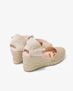 Cuñas*Cuplé Cuna Yute Con Con Pulsera Trenzado Oro