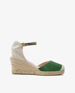 Cuñas*Cuplé Cuna Yute Con Con Pulsera Serraje Verde