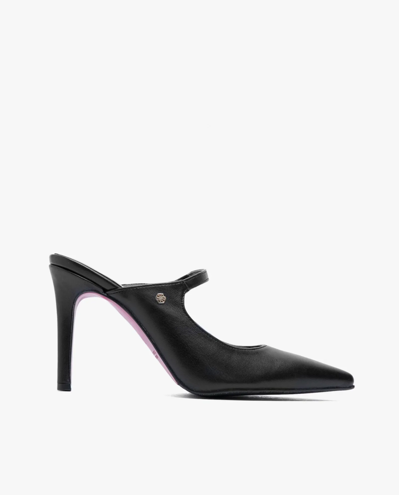 Salones & Stilletos*Cuplé Destalonado Adorno Tecnopiel Negro