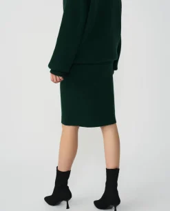 Faldas*Cuplé Falda Tubo Punto Verde