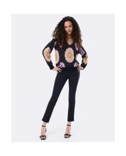 Sudaderas Y Jerseis*Cuplé Jersey Pico Punto Estampado Flor Multi