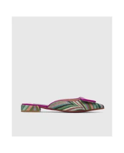 Zapatos Planos*Cuplé Mule Ubeda Textil Multicolor