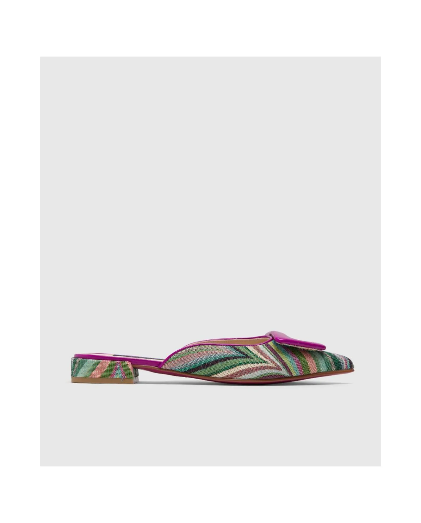 Zapatos Planos*Cuplé Mule Ubeda Textil Multicolor