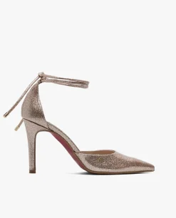 Salones & Stilletos*Cuplé Pala Talon Alto Charol Salmon